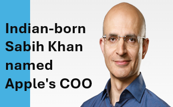 Sabih Khan, Indian-American, Named COO of Apple Inc.